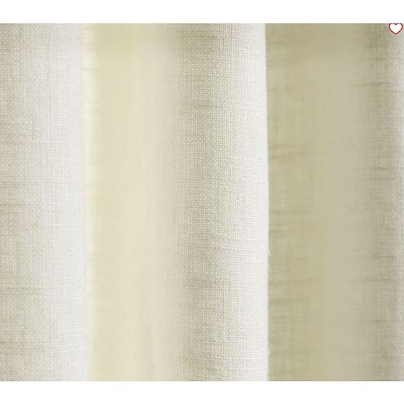 NWT! Pottery Barn Pole Top Lined Emery Pinch Pleat Curtain 50x96 in IVORY - Picture 6 of 7